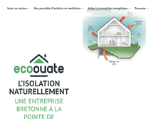 Tablet Screenshot of eco-ouate.fr